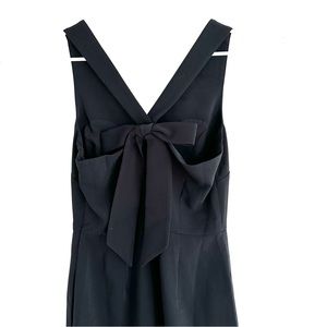 NWT Banana Republic Women’s Back Bow Black Cocktail Dress size 6